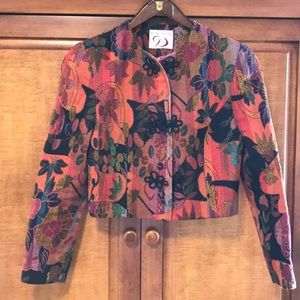 Vintage Chanel style jacket in tapestry fabric.